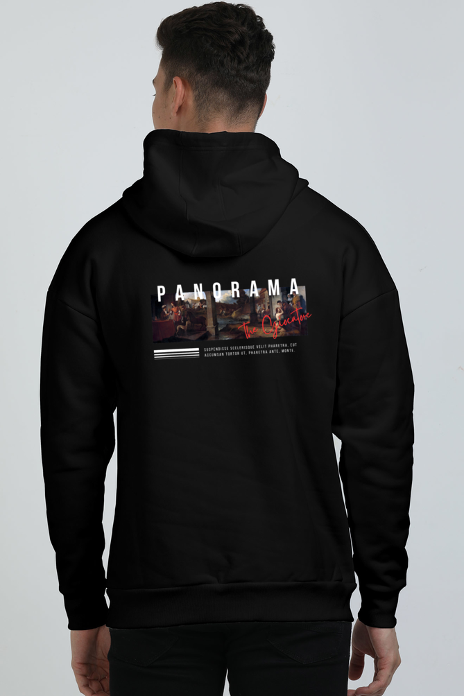 Panorama Printed Oversized Sweatshirt - Premium Brushed Fleece, Unisex Fit