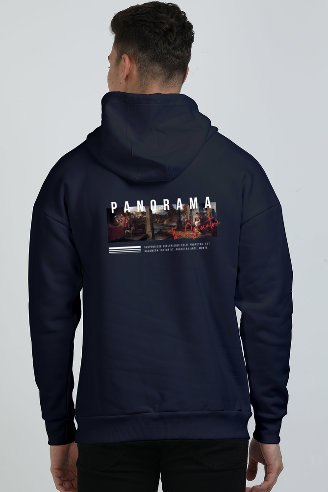 Panorama Printed Oversized Sweatshirt - Premium Brushed Fleece, Unisex Fit